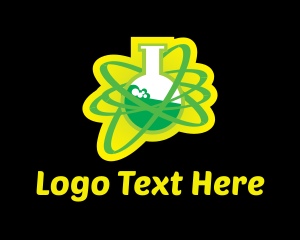 Toxic - Toxic Chemistry  Laboratory logo design