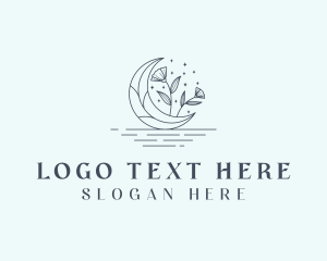 Tattoo - Holistic Flower Moon logo design