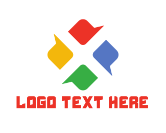 Colorful Chat Window Logo