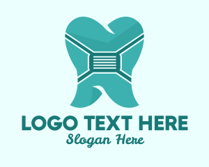 Oral Health - Dental Face Mask logo design