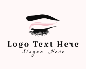 Grooming - Lashes Woman Beauty logo design