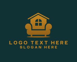 Wood - Interior Home Furniture logo design