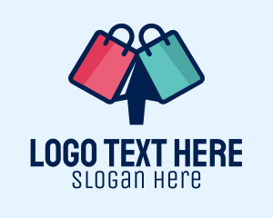 Sale - Online Shopping Bags logo design