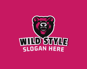 Wild Grizzly Gamer logo design