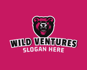 Wild - Wild Grizzly Gamer logo design