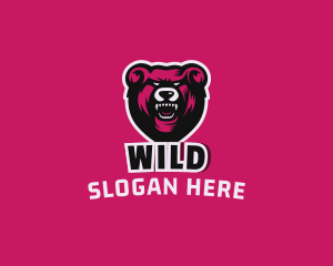 Wild Grizzly Gamer logo design