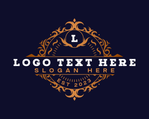 Funeral - Luxury Premium Crest logo design
