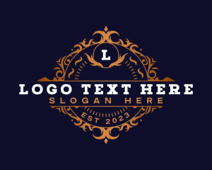 Wedding - Luxury Premium Crest logo design