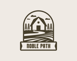 Farm House Road Pathway logo design