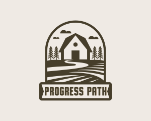 Farm House Road Pathway logo design