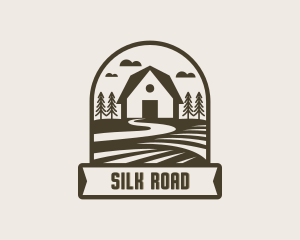 Farm House Road Pathway logo design