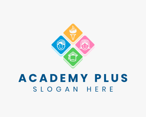 School - Nursery Learning School logo design