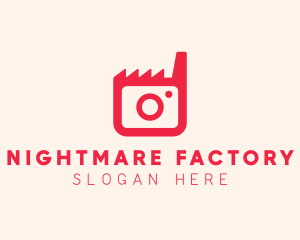 Pink Camera Factory logo design