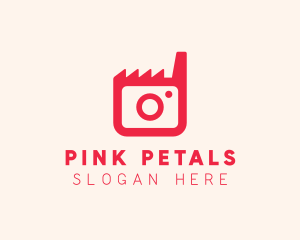 Pink Camera Factory logo design