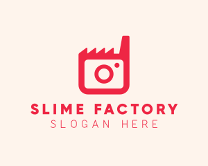 Pink Camera Factory logo design