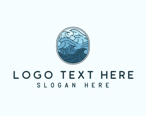 Tide - Ocean Tide Wave logo design