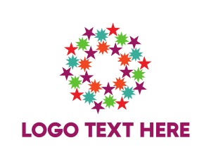 Primary School - Colorful Star Pattern logo design