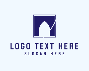 Steps - Generic Arch Door logo design