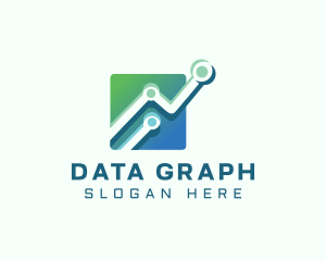 Marketing Statistic Graph logo design