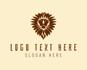 Tribal - Lion Mane Safari logo design