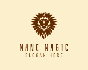 Mane - Lion Mane Safari logo design