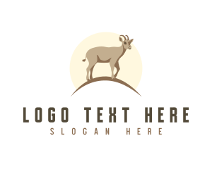 Goat - Goat Ram Livestock logo design