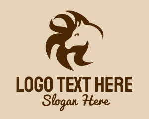 Head - Horse Mane Head logo design