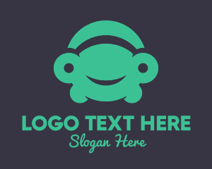 Amphibian - Green Frog Car logo design