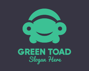 Toad - Green Frog Car logo design