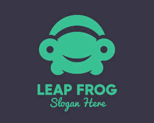 Green Frog Car logo design