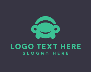 Car - Green Frog Car logo design