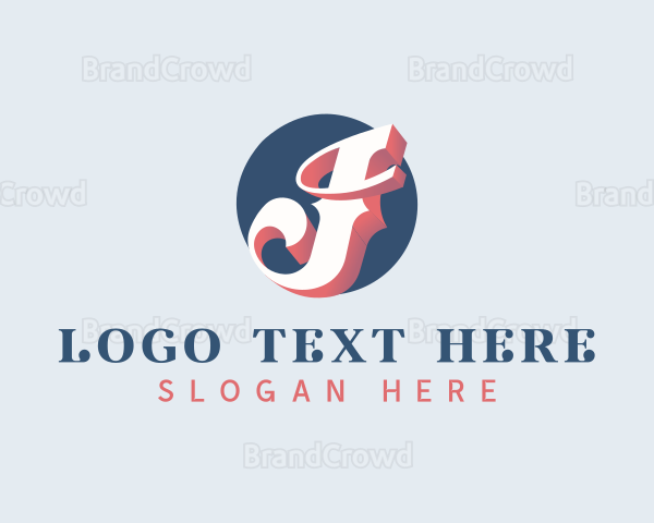 3D Retro Stylish Boutique Logo