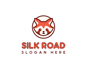 China - Red Panda Cute Animal logo design