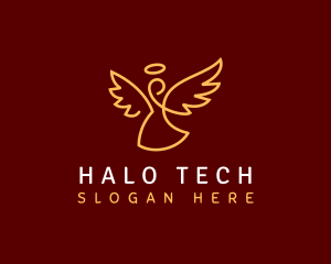 Angel Wing Halo logo design