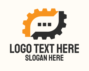 Mechanical Gear Chat  Logo
