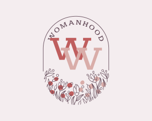 Flower Wreath Beauty Logo