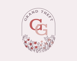 Flower Wreath Beauty logo design