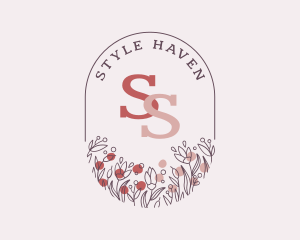 Stylist - Flower Wreath Beauty logo design