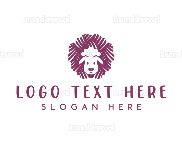 Sheep Embroidery Yarn Logo