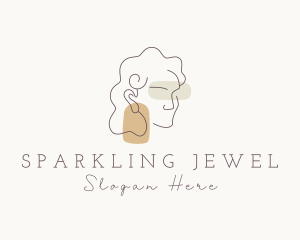 Deluxe Lady Jeweler  logo design