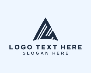 Entrepreneur - Modern Consulting Firm Letter A logo design