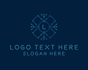 Social Media - Tech Circuit Software Programmer logo design