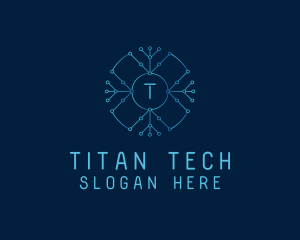 Tech Circuit Software  logo design