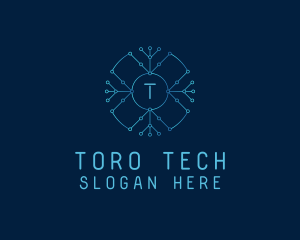 Tech Circuit Software  logo design