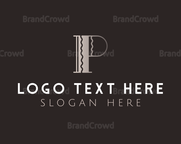 Elegant Luxury Letter P Logo