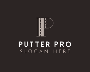 Elegant Luxury Letter P logo design