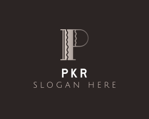 Elegant Luxury Letter P logo design