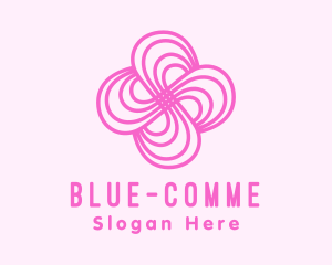 Pattern - Pink Flower Pattern logo design