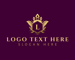 Hexagon - Beauty Spa Crown Boutique logo design