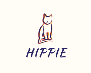 Feline Cat Animal Logo